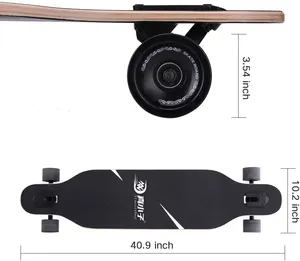 Skate longo completo personalizado de bordo RTS Longboard para adolescentes Abec-9 rodas de rolamento OEM de 41 polegadas