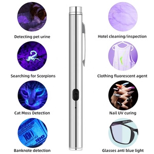 Luz Ultravioleta Recargable de 365nm, Potente Luz Negra UV para Detección de Orina de Mascotas, Escorpiones, Curado de Resina, Uranio, Vidrio y Fugas de CA - Product Image 2