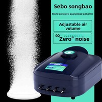 Pompe à air ultra-silencieuse et économe en énergie Songbao pour aquarium avec grand volume de gaz