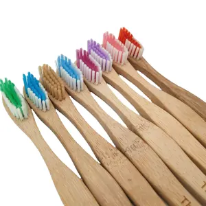 Factory Direct Eco-Friendly Bamboo Toothbrush for Adults OEM Packing for Home Use at a Cheap Price