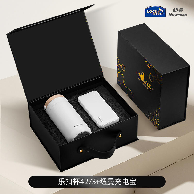 [Ensemble deux pièces] Tasse thermos Lock &amp; Lock, batterie externe Newman