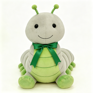 Peluche de Oruga Personalizado, Peluche de Gusano, Peluche de Oruga Adorable, Peluche de Oruga Suave - Product Image 1