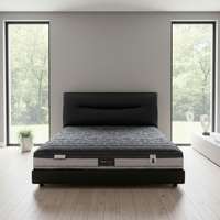 Hochwertige A-Klasse Queen-Size Feste Stützende Gel-Memory-Foam-Matratze Leicht zu Reinigen für Gästezimmer Geräuschlose Matratze