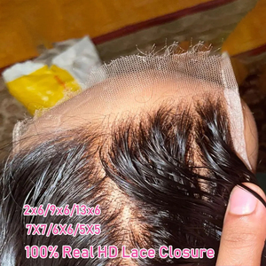 Hd 4X4 5X5 6X6 7X7 Ren Đóng Cửa, 13X4 13X6 Mỏng Hd Ren Phía Trước Đóng Cửa Nhà Cung Cấp Tóc - Product Image 6