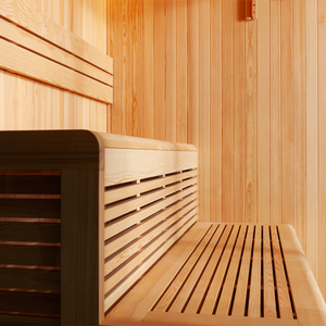 Dimensione di personalizzazione angolo interno tradizionale Wer vapore Rock Sauna con stufa Harvia - Product Image 5