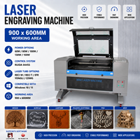 6090 9060 60 watt 80 watt 100 watt 130 watt machine de découpe laser co2 machine de gravure laser avec système de contrôle hors ligne ruida