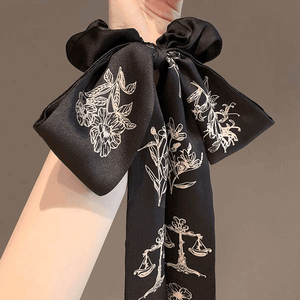 New Temperament Exquisite Vintage Bowknot Hair Tie <b>Light</b> Luxury Niche Design Women's Hair Ties Fashion Jewelry Wholesale - Product Image 4