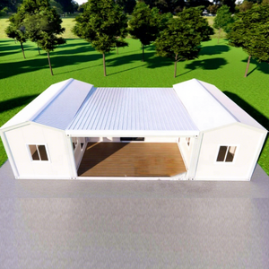 Casa Móvil Portátil Personalizada de Lujo para Hotel, Casa Modular Prefabricada de 20 pies, 2 o <span class=keywords><strong>3</strong></span> Dormitorios, con Techo a Dos Aguas y Baño - Product Image 1