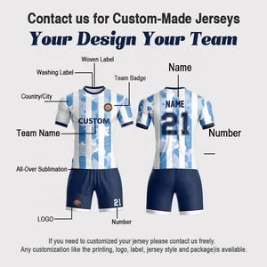 Wholesale WC 2026 High Quality <strong>messi</strong> <strong>Football</strong> Uniform Argentina Men Youth Soccer Jersey <strong>Kit</strong> - Product Image 2