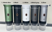 Machine à expresso portable sans fil à chauffage électrique USB, semi-automatique, 20 bars de pression, pour une seule portion, mini-capsule, pour voiture
