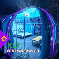 Tente bulle transparente de luxe, design luxueux, pour 3 à 5 personnes