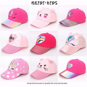Casquette de baseball 5 panneaux à motif licorne vintage, motif animal de dessin animé, protection solaire, pour adulte, 100 % polyester, style sportif, Europe et Amérique, vente chaude - Product Image 2
