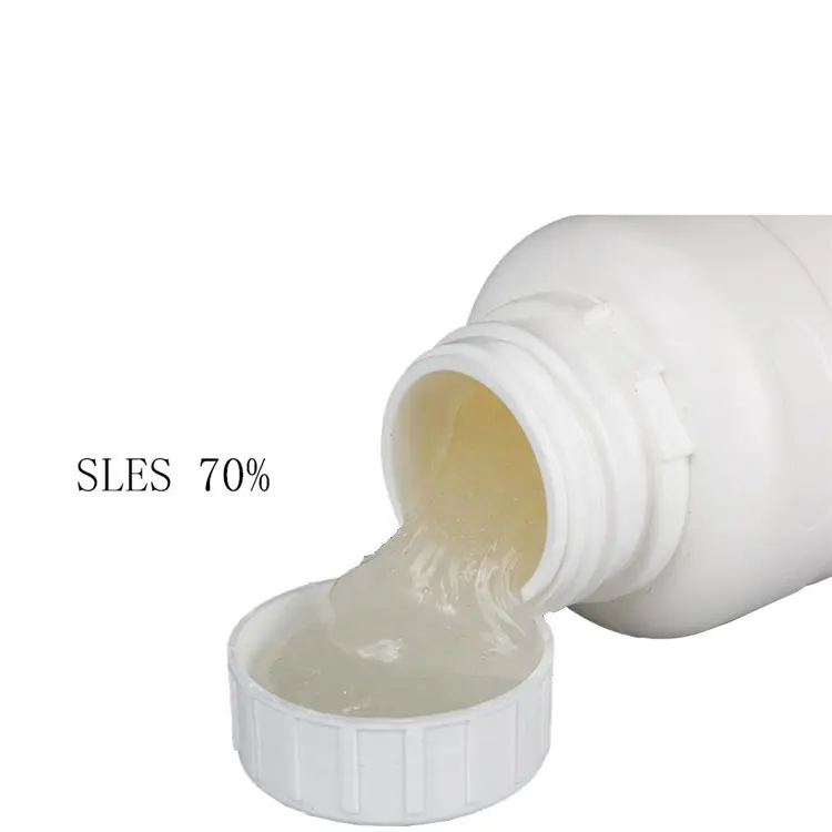Sles N70 Kualitas Tinggi Sodium Lauryl Ether Sulfat Bahan Kimia untuk Membuat Sabun Cair