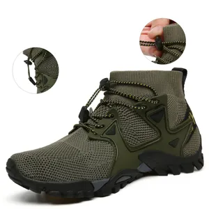 New Mesh Breathable Hiking Shoes Mens Sneakers Outdoor Trail Trekking Mountain Climbing Sports Shoes