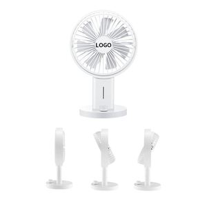 2025 Portable Mini Table <b>Fan</b> Plastic Handheld Adjustable USB Rechargeable Desktop <b>Stand</b> <b>Fan</b> for Sale - Product Image 3
