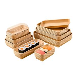 Cajas de Papel Desechables para Alimentos, Cajas de Embalaje de Papel Kraft, Caja de Almuerzo de Papel Personalizada, Caja de Embalaje de Papel a <span class=keywords><strong>Precio</strong></span> Competitivo - Product Image 5