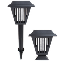 Lampe Solaire Anti-Moustiques et Insectes, Étanche pour Extérieur, Jardin, Cour, Légumes, Pelouse, Répulsif Moustiques