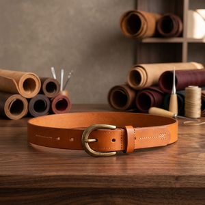 Cinturones de Cuero con Logotipo Personalizado, Fabricante OEM para Marcas de Divine International - Product Image 1
