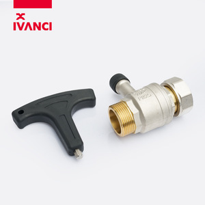Robinet à bille en laiton Fan Sheng DN32 1 1/4 pouce PN25 pour le contrôle du débit d'eau - Product Image 2