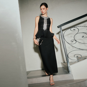 Black Leather Peplum Dress - Stylish & Durable Fashion