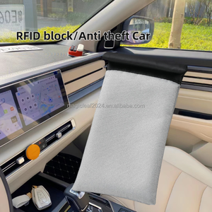 <span class=keywords><strong>Anti</strong></span>-Hacking RFID Signal Blocking Faraday Bag Shield Pouch Wallet for Cell Phone Car Key FOB - Product Image 6