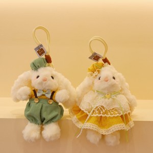 Llavero de peluche de conejo al por mayor, estilo Lolita, adorable, con ropa extraíble, para niñas, regalo - Product Image 4