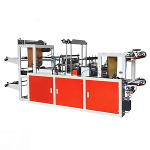 High quality Fully Automatic plastic shopping bag making machine t shirt carrier bag maker machine price