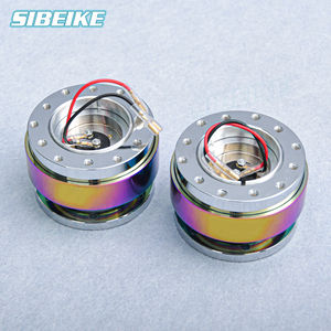 Burnt Blue Neo <span class=keywords><strong>Volante</strong></span> Hub Boss Kit Adaptador Cuerpo Extraíble Snap Off <span class=keywords><strong>Volante</strong></span> Liberación rápida con LOGO - Product Image 5