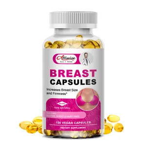 Private Label 120pcs Breast Firmness Enlargement Softgel Capsules Natural Herbal Extract Supplement Breast Enhancement for Woman