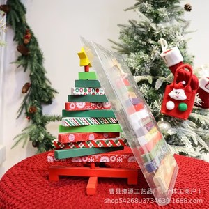 <b>Mini</b> Wooden <b>Christmas</b> <b>Tree</b> Ornaments Custom Made For Home Desktop Decor Children Gifts Creative Holiday Decoration - Product Image 2