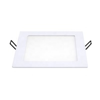 Panel de Luz LED Cuadrado y Redondo de Aluminio Pequeño, Alto CRI 80, 3W 7W 9W 12W 15W 18W 24W, Clasificación IP54, Garantía de 5 Años