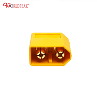 Connecteur mâle XT60 60A pour batterie RC, prise pour chargeur de batterie Lipo, alimentation, plaqué or
