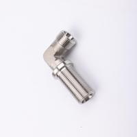 Raccord hydraulique haute pression 6C9 JIC à 90 degrés, connecteur traversant, norme SAE J514, en acier inoxydable forgé