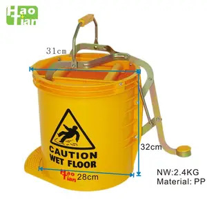 wholesale bucket mop wringer trolley B-036 15L ROUND MOP WRINGER BUCKET , squeeze mop bucket