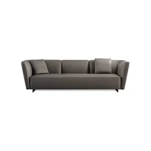 Hot Bán Phong Cách Châu Âu Rắn Đồ Nội Thất Bằng Gỗ Sofa Sofa Hiện Đại Bộ Đồ Nội Thất Cho Phòng Khách Sofa Da