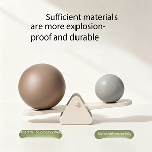 Pelota de Pilates Mini de PVC Mate Antiexplosión Ecológica con Logotipo Personalizado, Pelota de Ejercicio de Yoga Suave, Bomba de Aire, 25 cm de Diámetro, Tamaño OEM - Product Image 1