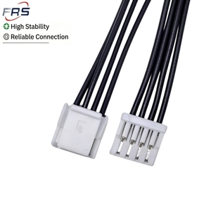 उच्च गुणवत्ता वाले अल्1571 26awg pvc केबल के साथ मोटरसाइकिल हेडलाइट डैशबोर्ड के लिए गर्म बिक्री कस्टम GHR-04V-S 4पिन वायर हार्वेलिंग - Product Image 1