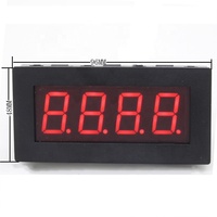 Taidacent-medidor Modbus RS485, 0,8 pulgadas, Serial, 4 dígitos, pantalla de 7 segmentos, tubo Digital, comunicación de MODBUS-RTU con carcasa