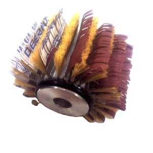 <span class=keywords><strong>Brosse</strong></span> de polissage de papier de verre de sisal de rouleaux industriels de 200mm pour le travail du bois - Product Image 2
