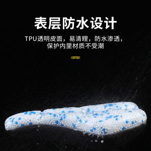 ปลอกหุ้มเบาะจักรยาน Yueli แบบ Popcorn Style น้ำหนักเบา โฟม Etpu แผ่นรองนั่งจักรยานลายดอกไม้ สีสันสดใส นั่งสบาย - Product Image 4