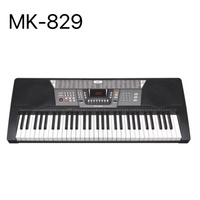 High Quality MK-816 61 Key Power Sensing Luminous Piano Keyboard Acoustic Instrument with Led Screen Can Connect to App