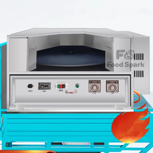 Cuisson <span class=keywords><strong>Naan</strong></span> plate rotative commerciale faisant la machine de four à roti arabe à chapati libanais Tandoor à gaz électrique - Product Image 5