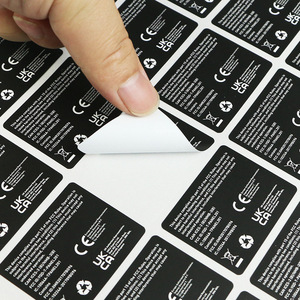 Custom Printed Silver PET Waterproof UV Heat Resistant Electrical Switch Sticker Roll <b>Labels</b> for Electric Kettle <b>Packaging</b> - Product Image 2