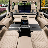 Kit de mise à niveau de l'intérieur de la cabine VIP Yukon de luxe pour Cadillac Escalade, cloison TV, sièges Nappa, éclairage Starlight