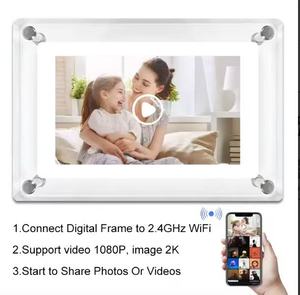 Nuevo Marco de Fotos Digital Acrílico de 8 Pulgadas 2025 con Pantalla Táctil <span class=keywords><strong>HD</strong></span> 1080P, WiFi, MP3, MP4 para Exhibición en Escritorio - Product Image 5