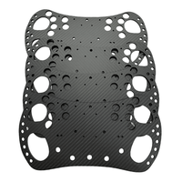 Plaque de volant de course RJX Custom 100% en fibre de carbone Sim
