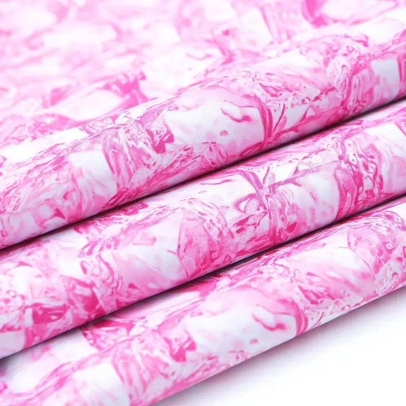Sacs de fabrication de tissu imprimé en polyester de dessin animé imperméable impression numérique taffetas tissu enduit de pvc