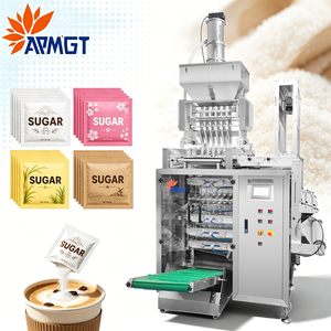 Machine d'emballage multivoie scellage 4 côtés pour sucre et sel en granulés <span class=keywords><strong>3g</strong></span>-10g en petits sachets d'hôtels - Product Image 1