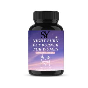 Recién llegado, quemador de grasa para quemar de noche para mujeres, cápsulas que apoyan la digestión saludable y el control de peso, suplemento de hierbas - Product Image 1