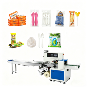 Multi-function Food Packaging Wrapping Packing Machine Auto Horizontal Pillow Bag Honey Spoon Flow Packing Machine - Product Image 2